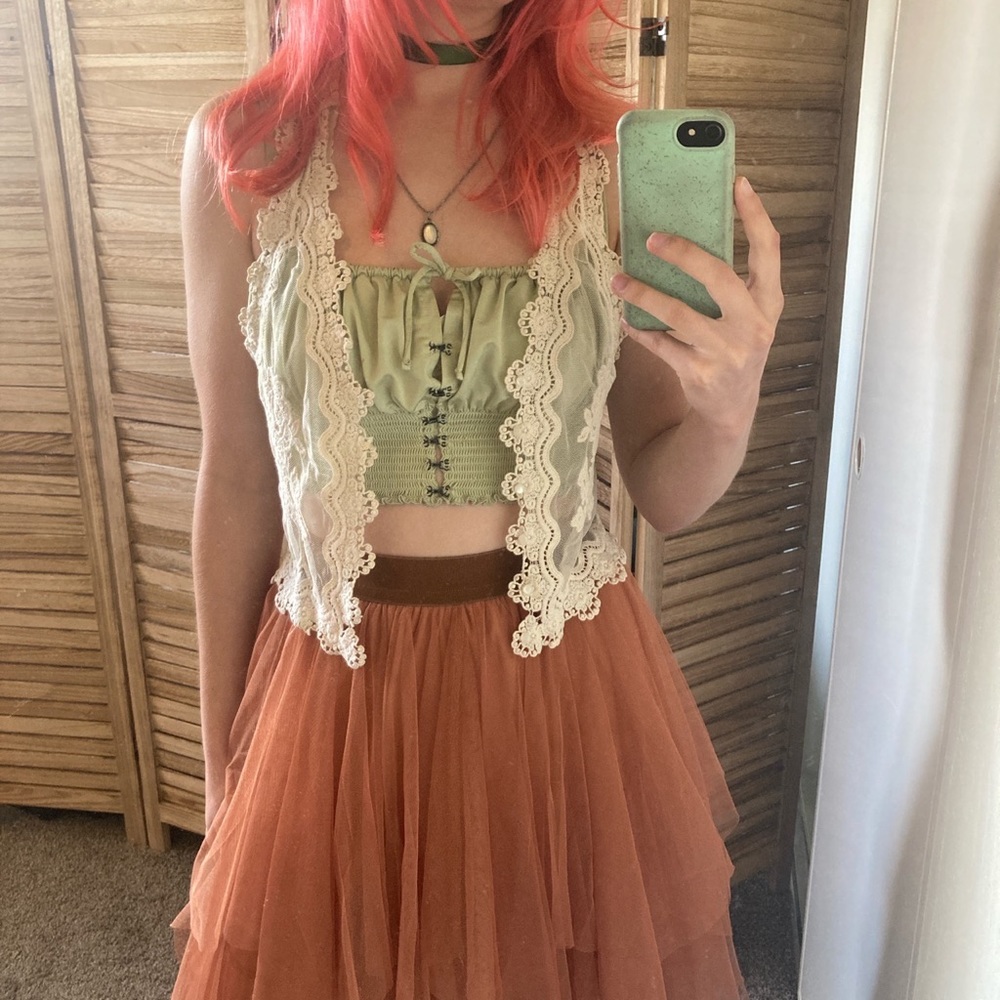 Fairycore Lace Vest